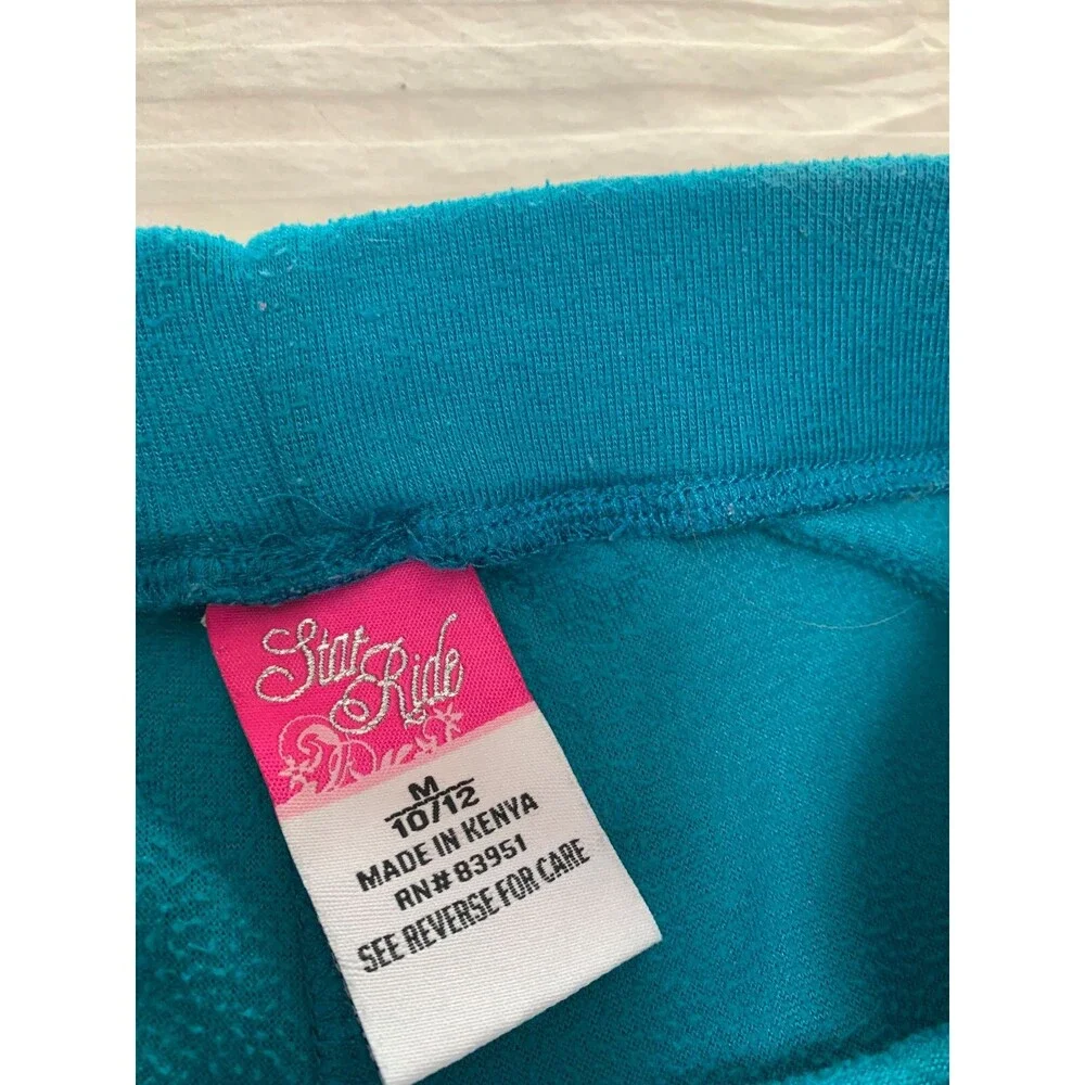 STAR RIDE GIRLS VELOUR PANTS SIZE 10-12 - Picture 2 of 4